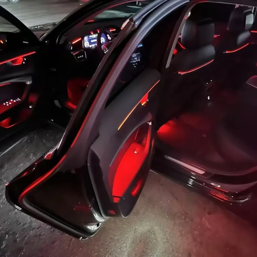 Audi A6 / A6L C8 Interior 64-Color Active Symphony Rainbow LED Ambient Light Kit 2019 - 2024 - AudiGear.com - Interior Lighting