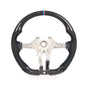 Vekto carbon fiber steering wheel for BMW F30 F10 F15 M3 M5 X Series, close-up view showing textured carbon fiber surface.
