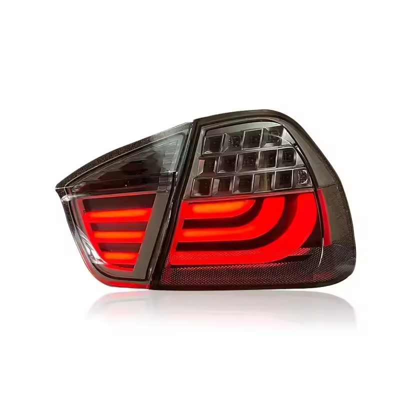 Vekto LED taillights for BMW 3 Series E90 Pre-LCI 2005-2008, showing sleek red and clear tail light assembly on vehicle.