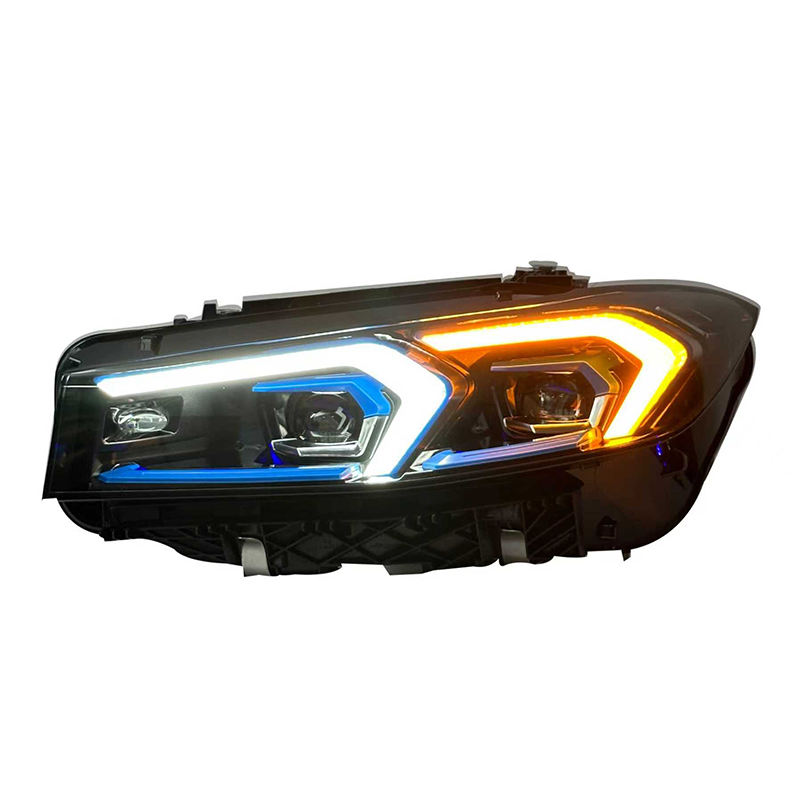 Vekto dual color LED headlights assembly for BMW 3 Series G20 G28 2023–2025, showing the sleek headlight design with LED elements.