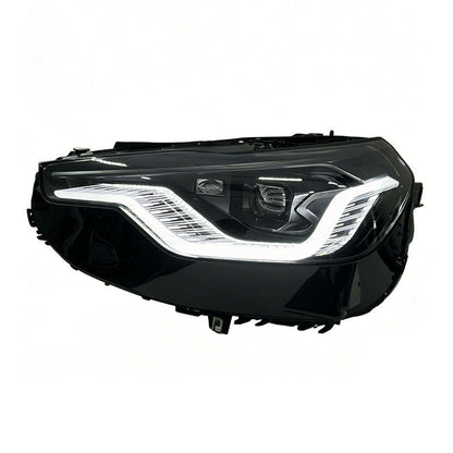 Vekto Smoke and Shadow Laser Dual-Color LED Headlights for BMW M2 G42 2022+ showing sleek LED light design and modern headlight assembly