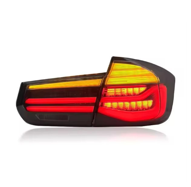 Vekto LED tail lights for BMW 3 Series F30 F35 2012-2018, showing modern taillight design with red and clear lenses.