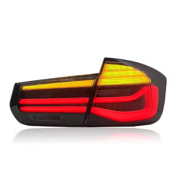 Vekto LED tail lights for BMW 3 Series F30/F35 2012-2018, showing sleek red and clear taillight design with modern LED accents.