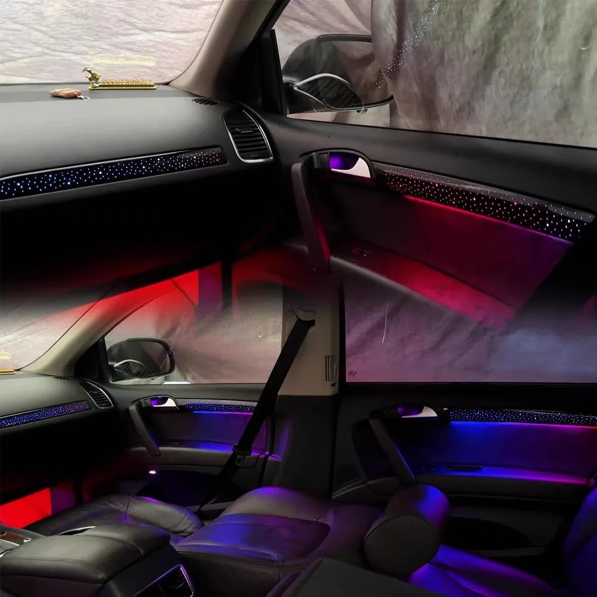 Audi Q7 Interior 64-Color Symphony LED Ambient Light Kit 2006 - 2015 - AudiGear.com - Interior Lighting