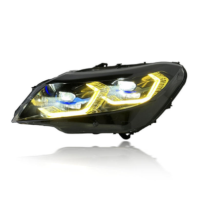 Vekto dual color LED headlights for BMW Z4 E89 with yellow and white DRL, laser style upgrade, plug and play installation