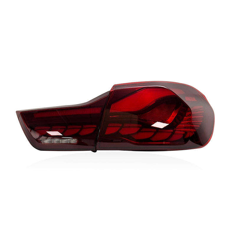 BMW 4 Series F32/F33/F36 and M4 F82 GTS style LED tail lights assembly by Vekto, showing sleek taillight design for 2014-2020 models.
