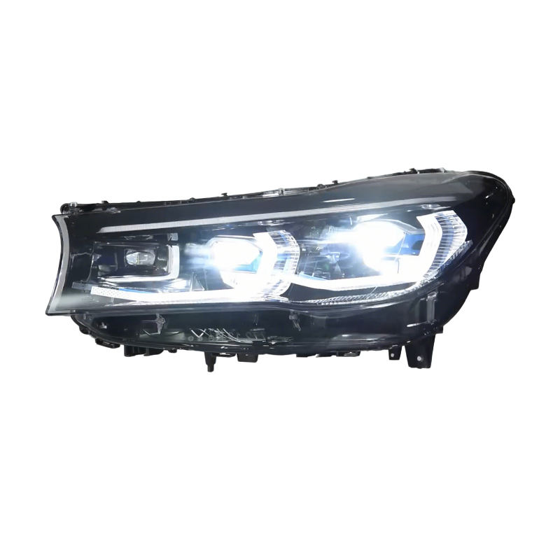 Vekto dual color LED headlight assembly for BMW 7 Series G12 (2016–2018) with bright LED bulbs and clear lens design