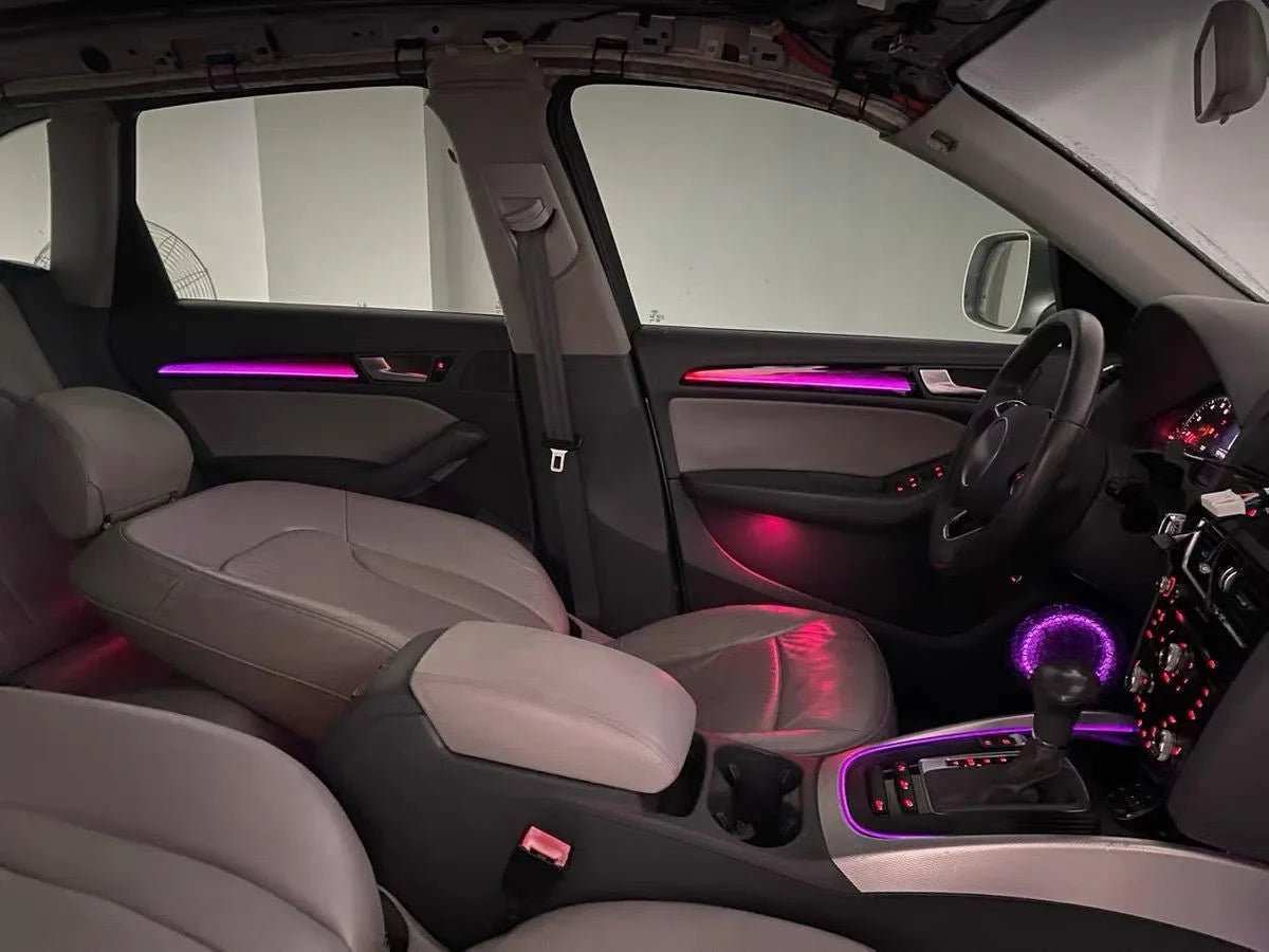 Audi A4 B8 Interior 64-Color Symphony LED Ambient Light Kit 2009 - 2016 - AudiGear.com - Interior Lighting