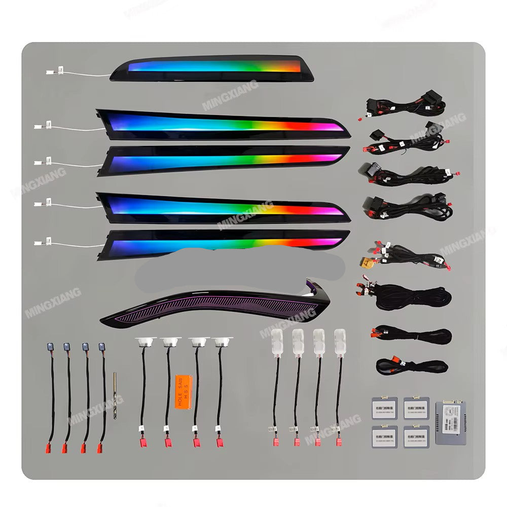 Dynamic Ambient Lighting & Carbon Fiber Kit fits Audi A4 B8 2009-2016