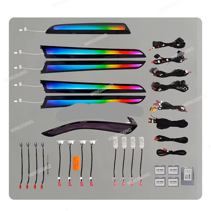 Dynamic Ambient Lighting & Carbon Fiber Kit fits Audi A4 B8 2009-2016