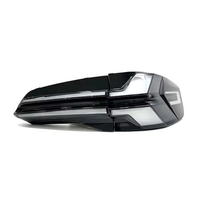 Vekto BMW X5 G05 LCI sequential LED tail lights rear lamp assembly, 2019-2023, showing sleek red and clear lens design.