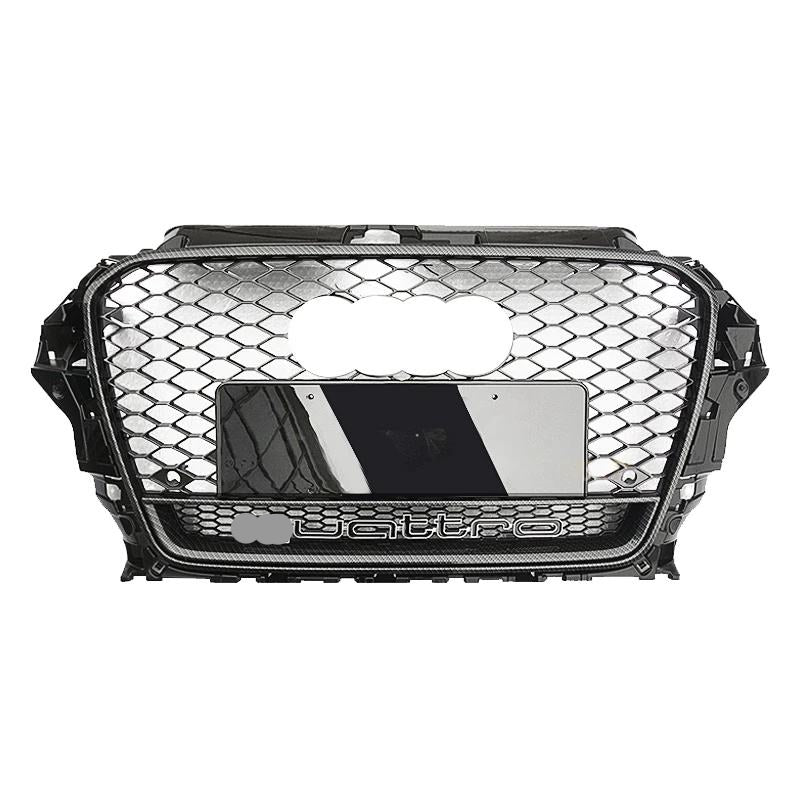 RS3 Style Grille fits Audi A3 S3 8V 2013-2016 RS3 Quattro Hex Mesh
