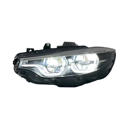 Vekto LED headlights for BMW 4 Series F32/F33 2013-2017, front view showing sleek design and bright illumination