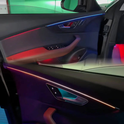 Audi Q8 Interior 64-Color Symphony Active LED Ambient Light Kit 2018 - 2024 - AudiGear.com - Interior Lighting