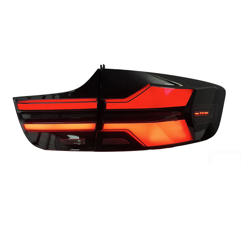 BMW X6 E71 G05 style LED taillights by Vekto, showing sleek red and clear lens design for 2008-2014 models.