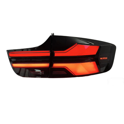 BMW X6 E71 G05 style LED taillights by Vekto, showing sleek red and clear lens design for 2008-2014 models.