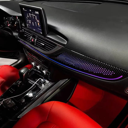 Audi A6 / S6 / RS6 C7 Interior 64-Color Dynamic Symphony LED Ambient Light Kit 2012 - 2018 - AudiGear.com - Interior Lighting