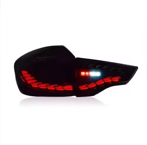 Vekto LED tail lights for BMW X3 G01 G08 2019-2022, showing sleek red and clear lens taillights on the vehicle.