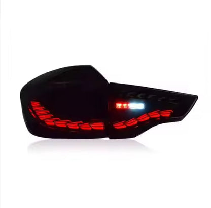 Vekto LED taillights for BMW X3 G01 G08 2019-2022, showcasing bright red and clear lens tail light assembly.