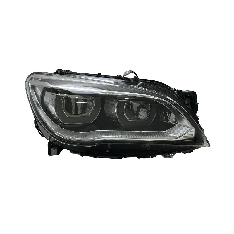Vekto Angel Eyes LED headlights assembly for BMW 7 Series F02 2009-2015, featuring bright LED rings and sleek design.