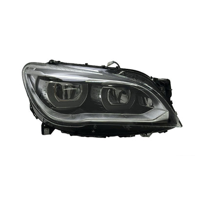 Vekto Angel Eyes LED headlights assembly for BMW 7 Series F02 2009-2015, featuring bright LED rings and sleek design.