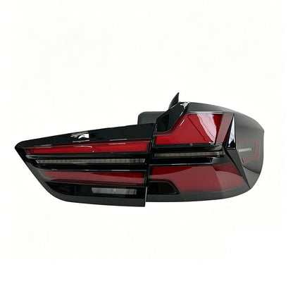 BMW F16 Vekto LED tail light assembly for rear, plug and play, compatible with 2014-2019 model, visible red and clear lens.