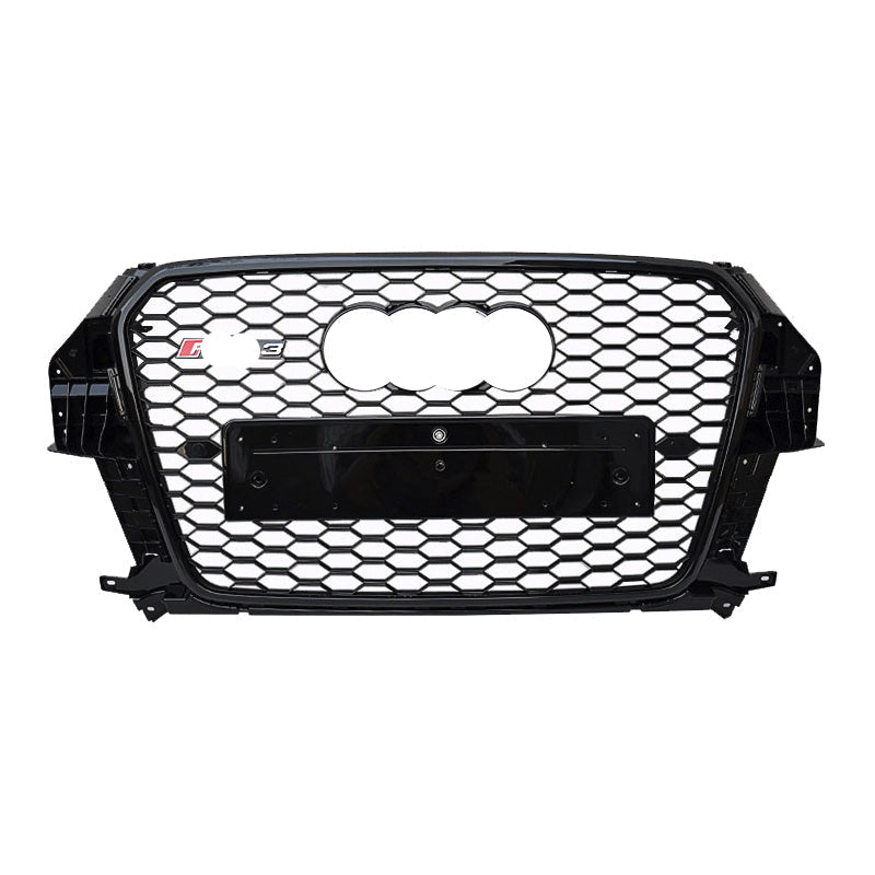 Upgrade Honeycomb Style Grille fits Q3 2013-2016 in Glossy Black or Chrome