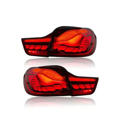 Vekto GTS Style OLED LED tail lights for BMW 4 Series F32/F33/F36 and F82/F83 M4 2014-2020, showing sleek taillight design