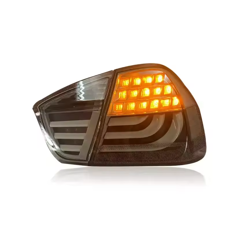 Vekto LED taillights for BMW 3 Series E90 pre-LCI 2005-2008, showing modern red and clear lens tail light assembly.