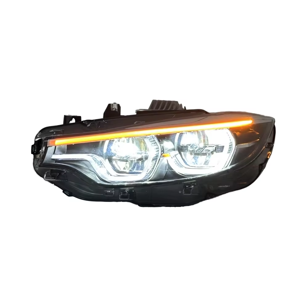 Vekto LED headlights for BMW 4 Series F32/F33 2013-2017, showing the sleek headlight design with bright LED bulbs.
