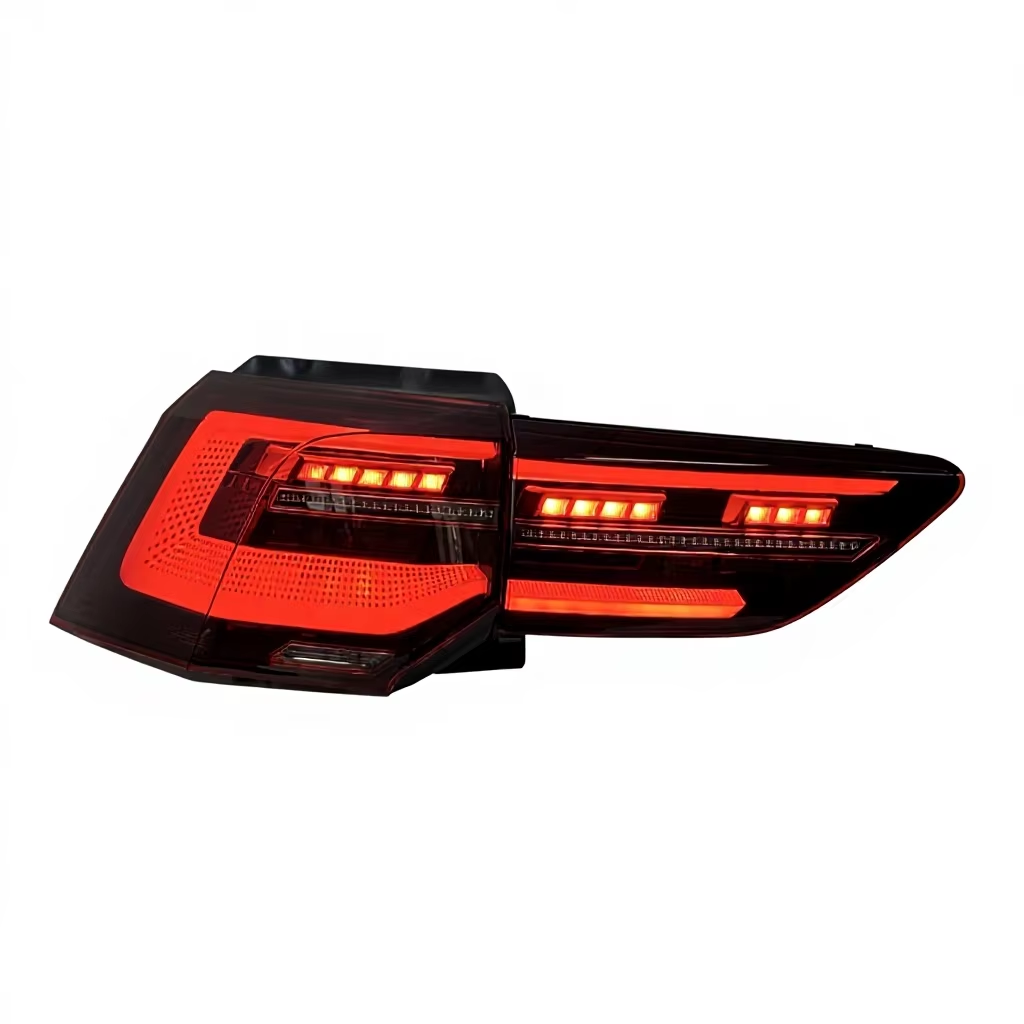 Vekto Volkswagen Golf 8 CSL style full LED tail lights rear lamp assembly for 2018-2020 model, showing sleek LED design and clear lens