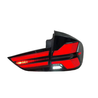 Vekto G05 Style LED tail lights for BMW X1 E84, showcasing sleek taillight design with bright LED accents.