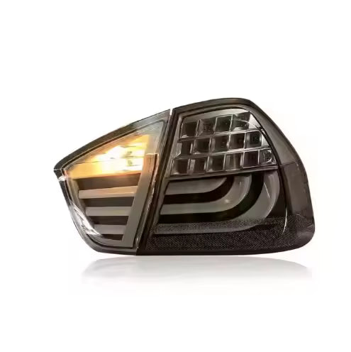Vekto LED tail lights for BMW 3 Series E90 2005-2008, showing sleek taillight assembly with clear lens and modern LED design.