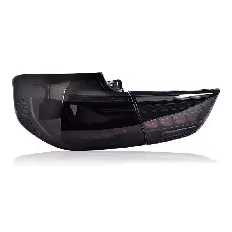 Vekto LED tail lights for BMW 3 Series GT F34 2013-2020, showing sleek red and clear lens design on a car rear.