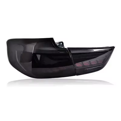Vekto LED tail lights for BMW 3 Series GT F34 2013-2020, showing sleek red and clear lens design on a car rear.