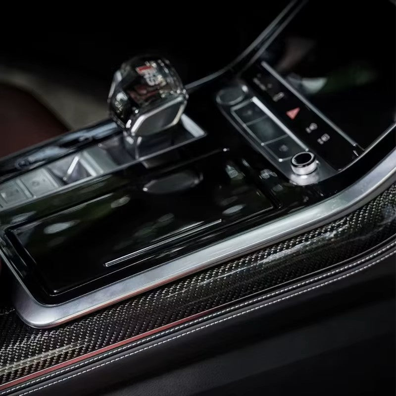 Carbon Fiber Style Interior Trim Kit for Audi A4 A5 2017-2025 4-Door Models