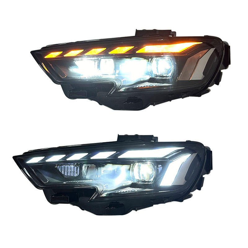 Laser-Style LED Headlights for Audi A3 2017-2020 - AudiGear.com - Headlights
