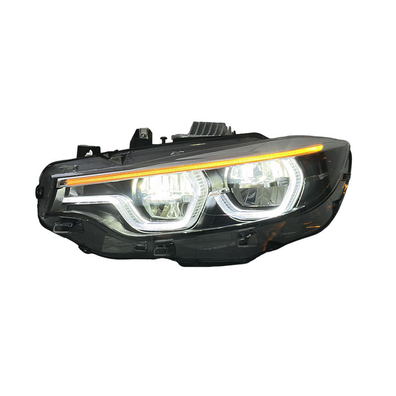 Vekto IKON V2 dual-color laser LED headlights for BMW 4 Series F32/F33/F36 and M4 F82, showing the headlight design and lighting features.