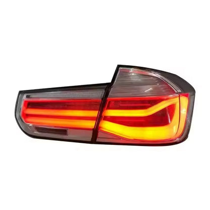 Vekto MP Style clear LCI LED tail lights for BMW 3 Series F30 F35 M3 F80 2012-2018, showing sleek LED taillight design.
