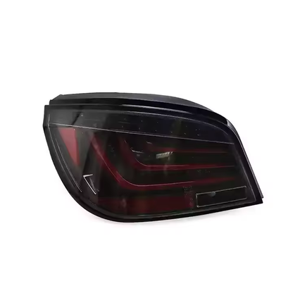 Vekto GTS Style LED tail lights for BMW 5 Series E60 2003-2010, showing sleek red and clear taillight design.