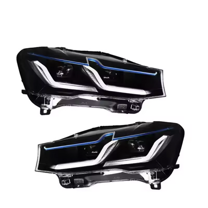 Vekto LED headlights for BMW X3 F25/F26 2010-2017, plug-and-play headlight assembly with clear lens and bright illumination.