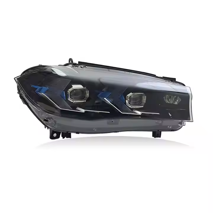 Vekto Snake Eyes style LED headlights assembly for BMW X5 F15 (2013-2019), showing sleek headlight design with LED accents.