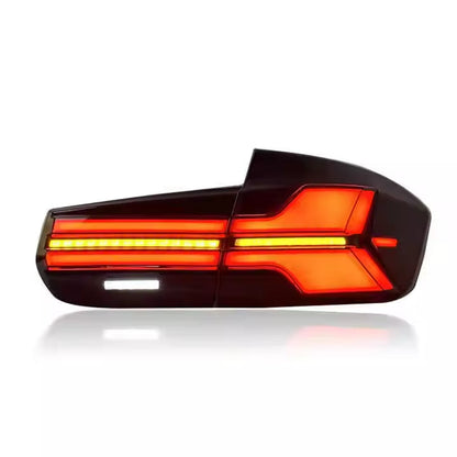 Vekto G05 Style LED taillights for BMW 3 Series F30/F35 and F80 M3, featuring modern design and bright lighting.