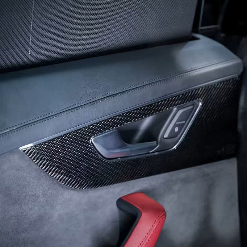 Carbon Fiber Style Interior Trim Kit for Audi A4 A5 2017-2025 4-Door Models