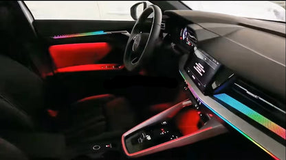Decorative LED Lighted panels and strip kit fit Audi A3 2021-2025