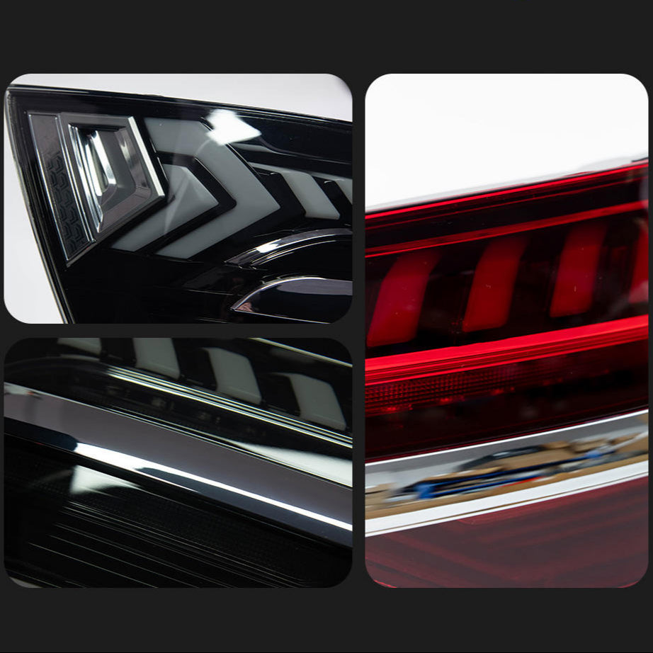Upgrade Dynamic Taillights for Audi Q7 2007-2016 LED Turn Signal Stop and Upgrade Running Light