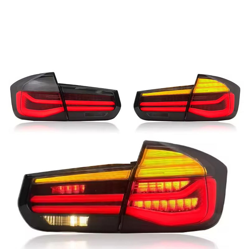 Vekto LED tail lights for BMW 3 Series F30/F35 2012-2018, showcasing sleek taillight design with bright LED illumination