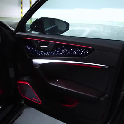 Audi A7 / S7 / RS7 / A6 C8 Interior 64-Color LED Ambient Light Kit 2019 - 2025 - AudiGear.com - Interior Lighting