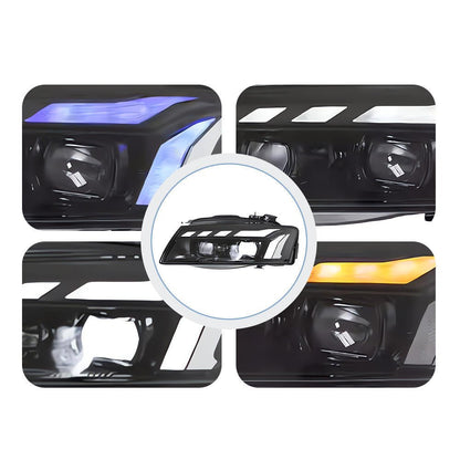 RS5 Style LED Headlights for Audi A5 & S5 2008-2012 - AudiGear.com - Headlights