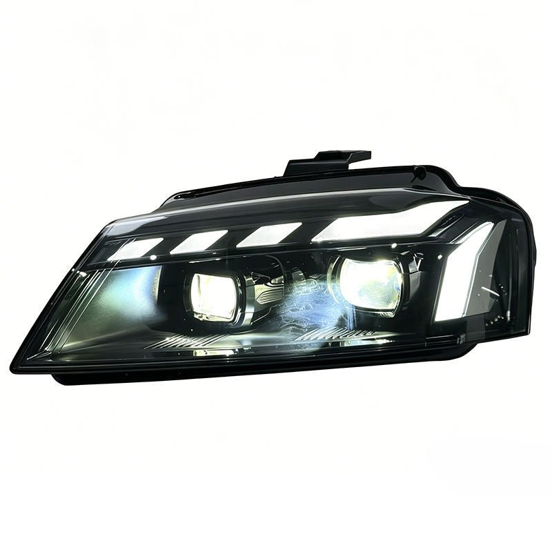 RS Style LED Headlights Assembly for Audi A3 (2008–2012) - AudiGear.com - Headlights